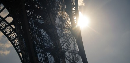 Foto en miniatura Estructura de la Torre Eiffel al sol
